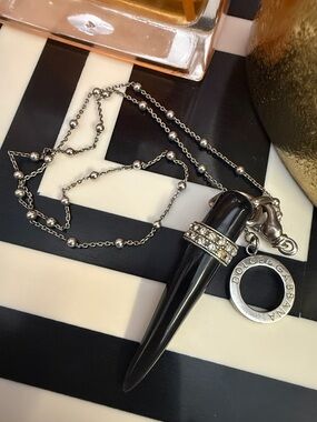 Dolce & Gabbana Cornicello Italian Horn Pendant Necklace